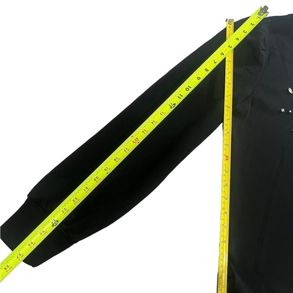 Loft Black Cheers Sweatshirt Long Sleeves Crew neck  Size M - Picture 12 of 12